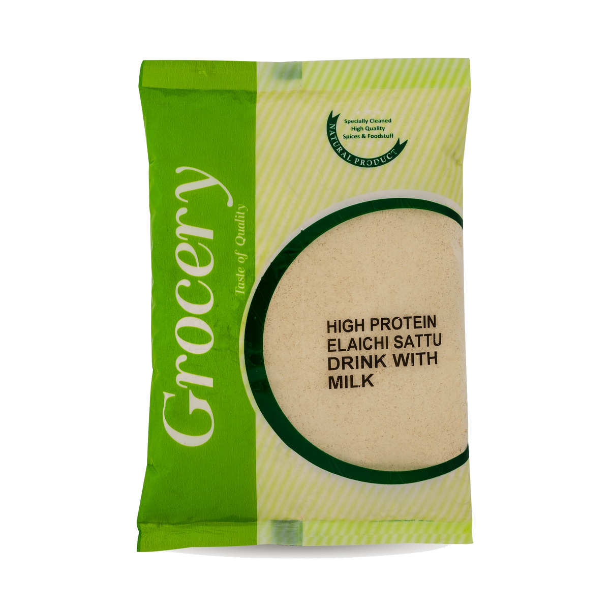 Gillco Grocery High Protein Elaichi Sattu – Traditional Cardamom-Flavoured Drink Mix with Milk, 200g Pack